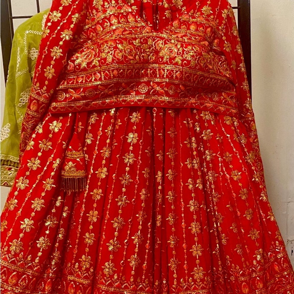 Designer Indian Pakistani Lehenga . - image 2